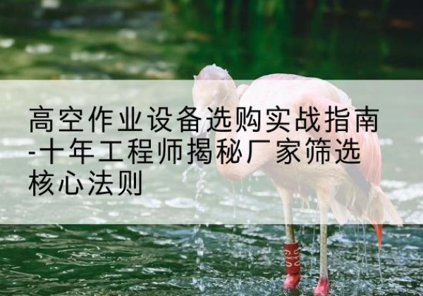 蓟州区剪叉式升降机厂家-高空作业设备选购实战指南-十年工程师揭秘厂家筛选核心法则